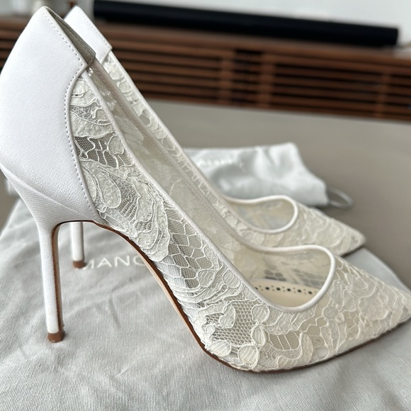 MANOLO BLAHNIK Bridal shoes (size EU: 37 US: 7) - Picture 5 of 13